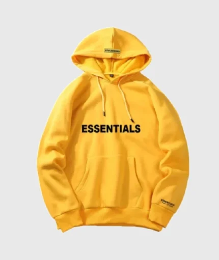 Fear Of God Essentials Pullover Hoodie Yellow