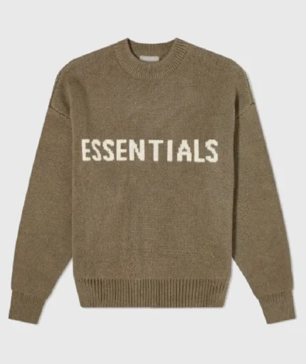 Fear of God Essentials Knitted Sweater Harvest