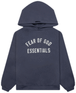 Blue Fear of God Essential Hoodie