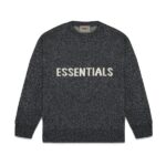 Essential Classic Round Neck Sweater – Charcoal Gray