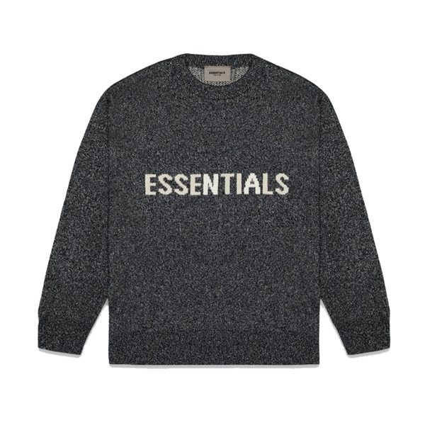 Essential Classic Round Neck Sweater – Charcoal Gray Essential Classic Round Neck Sweater – Charcoal Gray