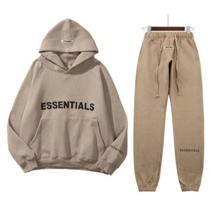 Essential Fear of God Oversized Tracksuit – Brown