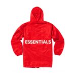 Essentials Fear of God Hooded Jacket – Red