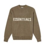 Essentials Round Neck Sweater – Brown