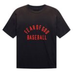 Fear of God Baseball T- Shirt Black