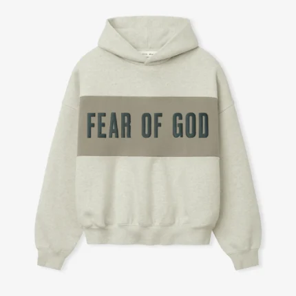 ESSENTIAL Cropped Relaxed Panelled Hoodie