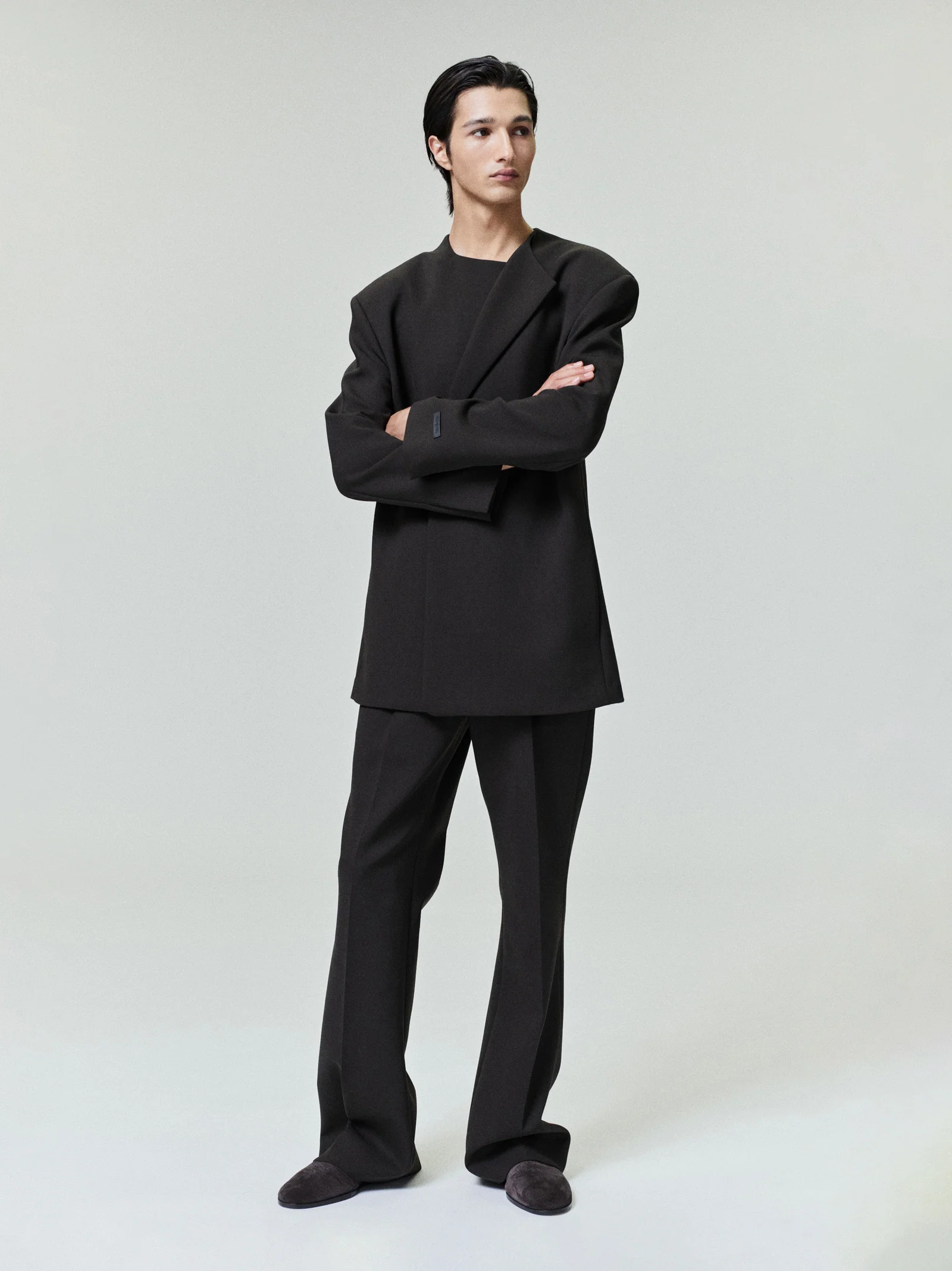 Double Weave Wool Tailored Flared Pants Fear of God Double Weave Wool Tailored Flared Pants