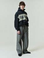 ESSENTIALS Cropped Relaxed Panelled Hoodie